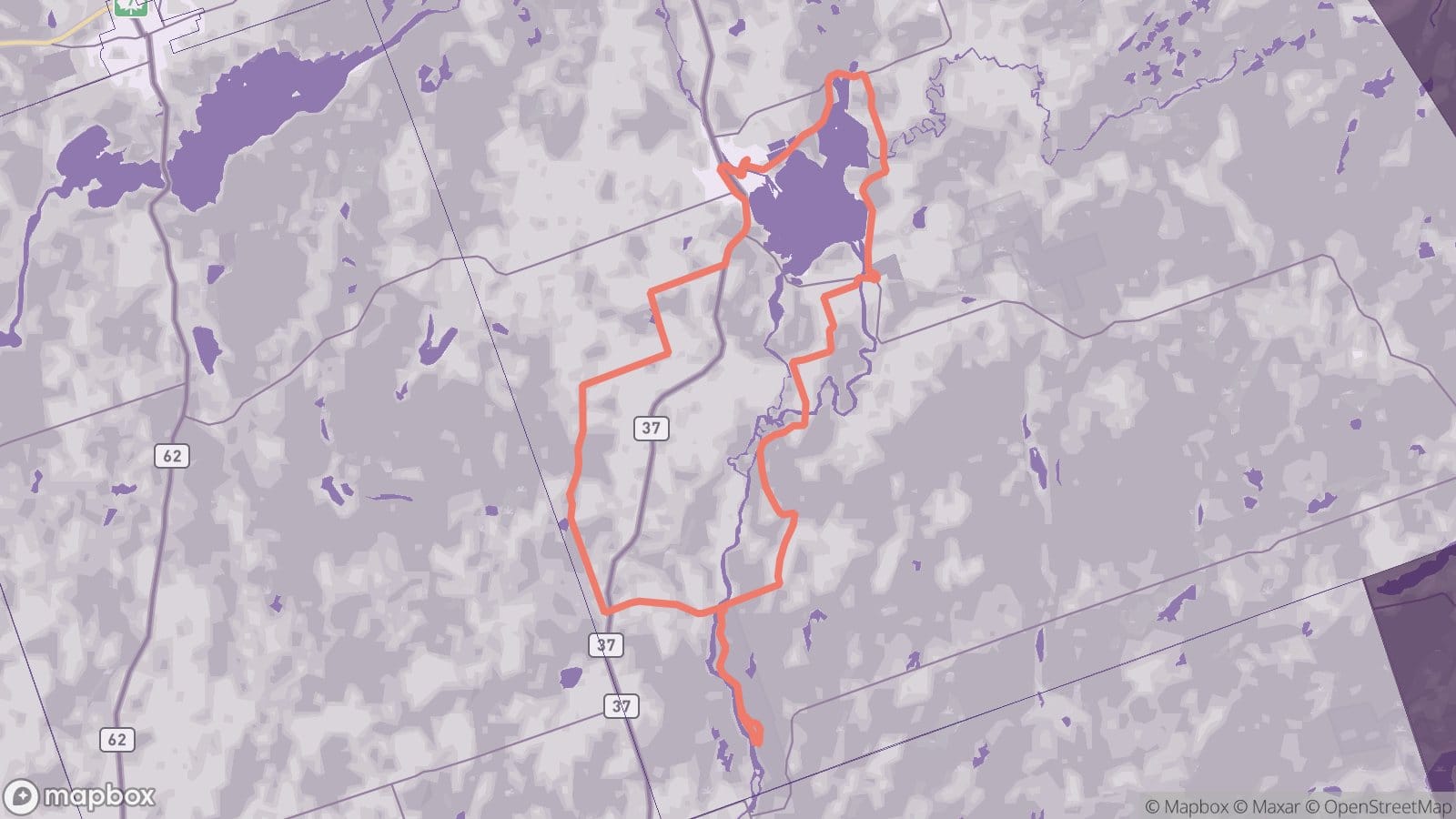 Map of Have a Nice Day Ride